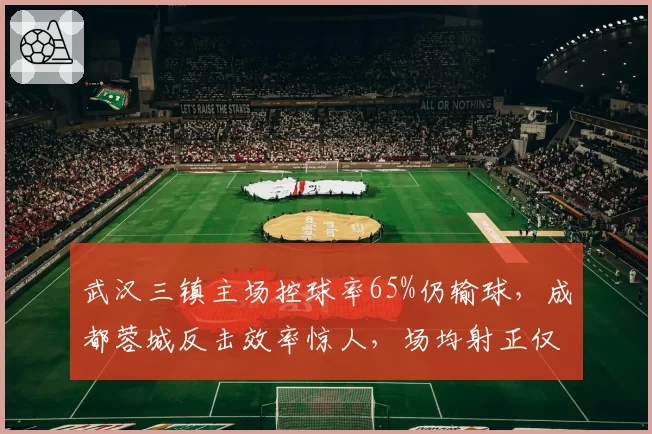 武汉三镇主场控球率65%仍输球，成都蓉城反击效率惊人，场均射正仅3次却进2球